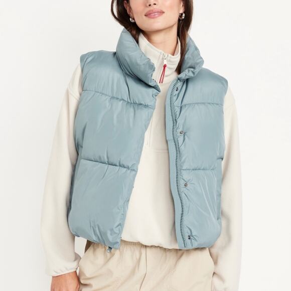 Old Navy Underwater Quilted Puffer Vest - Picture 1 of 13